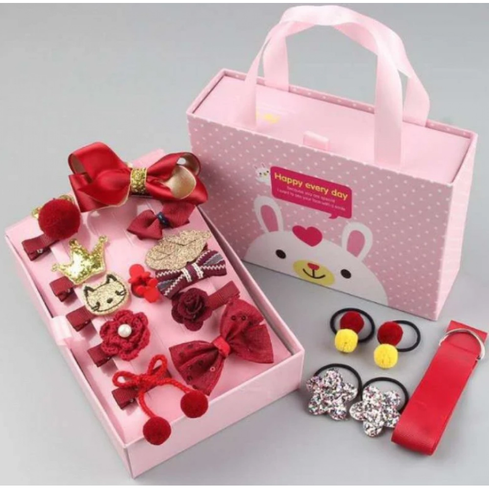 New Children′ S Hair Accessories Wine Red Snow Bud Purple Gift Box Headwear Wholesale Price New Children′ S Hair Accessories Wine Red Snow Bud Purple Gift Box Headwear Wholesale Price