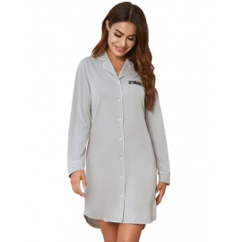 Boutique Soft Women Pajamas Long Sleeve Polyester 95% Spandex 5% Pajama Home Sleeping Wear