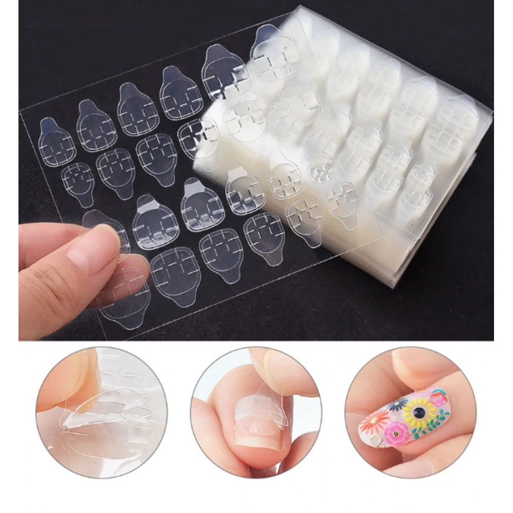 Double Sided Nail Art Adhesive Tape Glue Sticker 2 Colors DIY Tips Fake Nail Acrylic Manicure Gel Makeup Tools Double Sided Nail Art Adhesive Tape Glue Sticker 2 Colors DIY Tips Fake Nail Acrylic Manicure Gel Makeup Tools