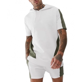 Wholesale Men′s Skinny Shorts Tracksuit